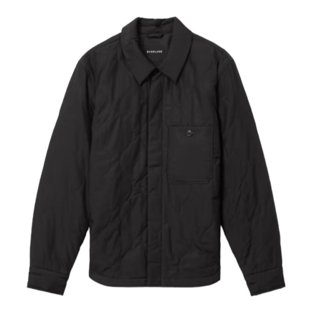 Everlane Quilted Liner Lightweight Insulated Jacket Men’s sz L in Black NWT