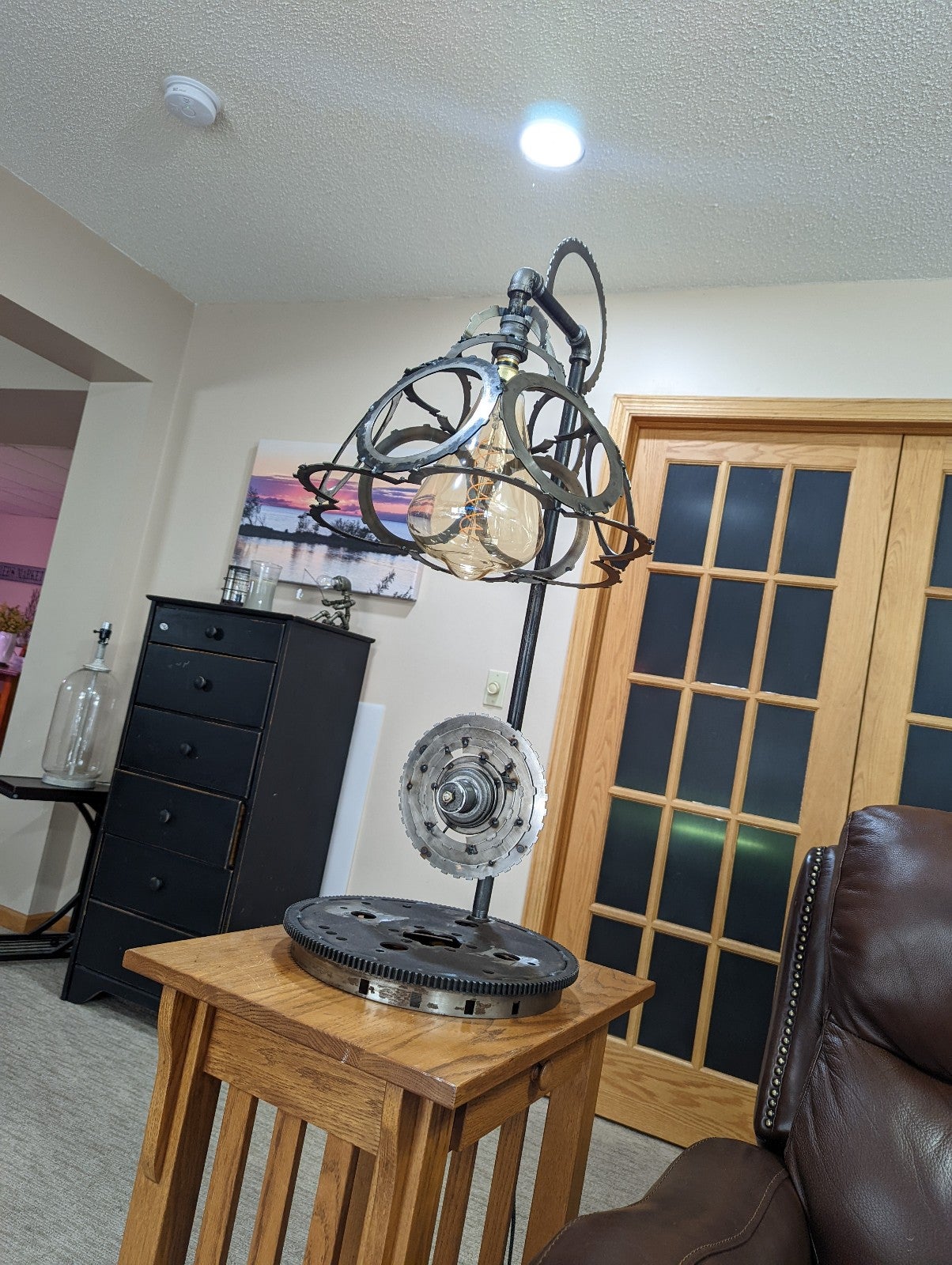 Steampunk Edison Lamp/Industrial Home Decor