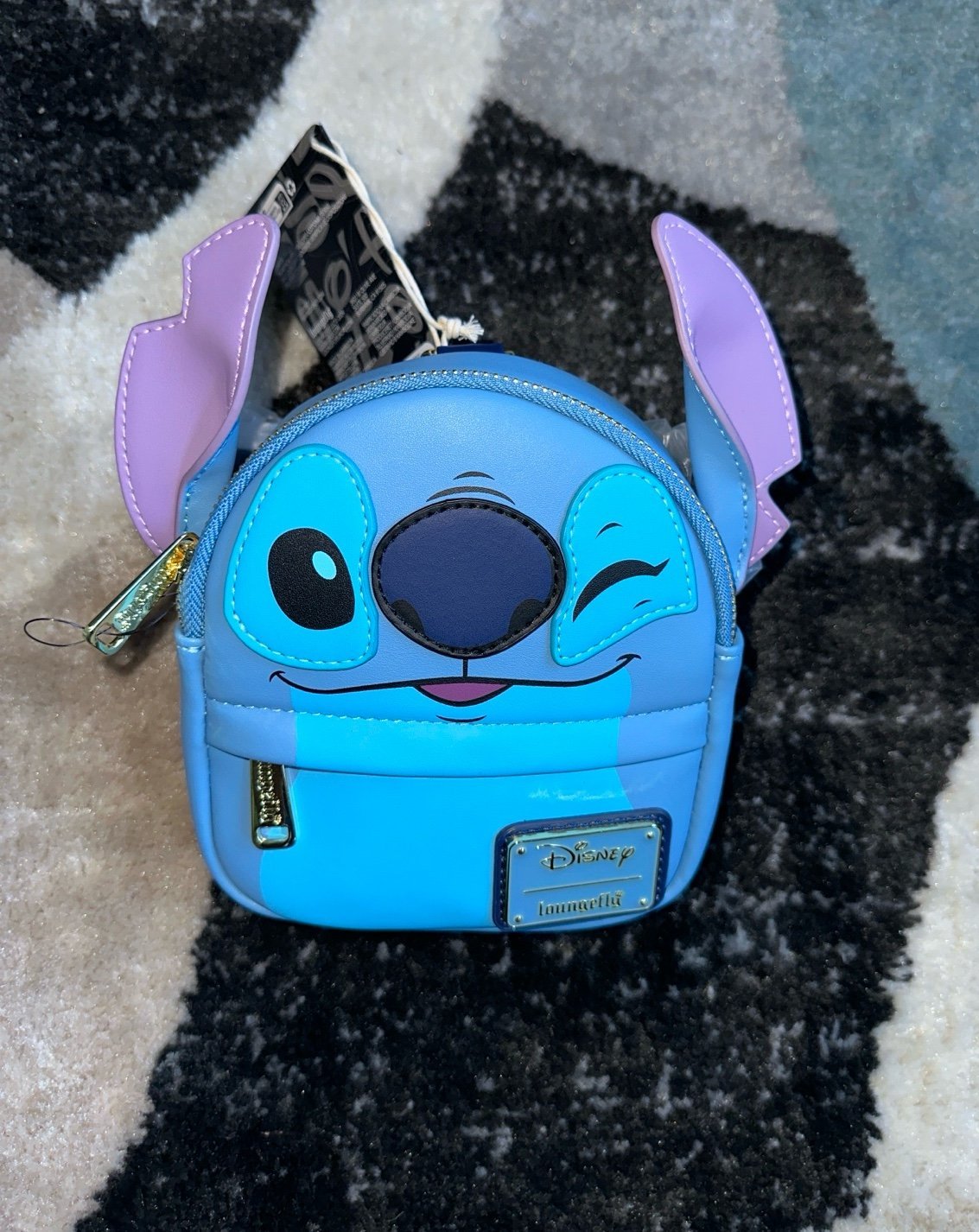 Loungefly Disney Lilo & Stitch Winking Stitch Wristlet