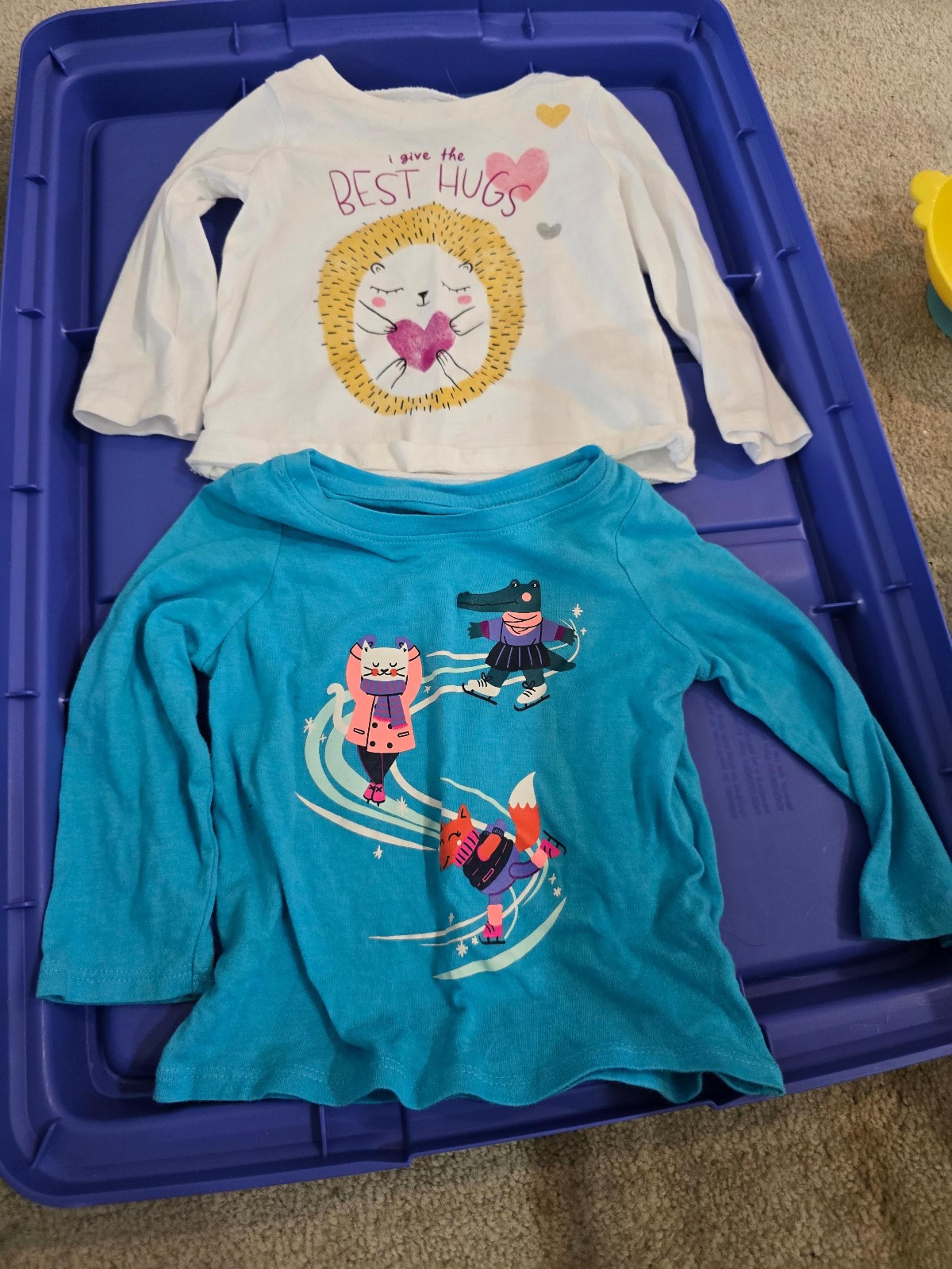 Toddler Girl long sleeve t shirts 9-12 months
