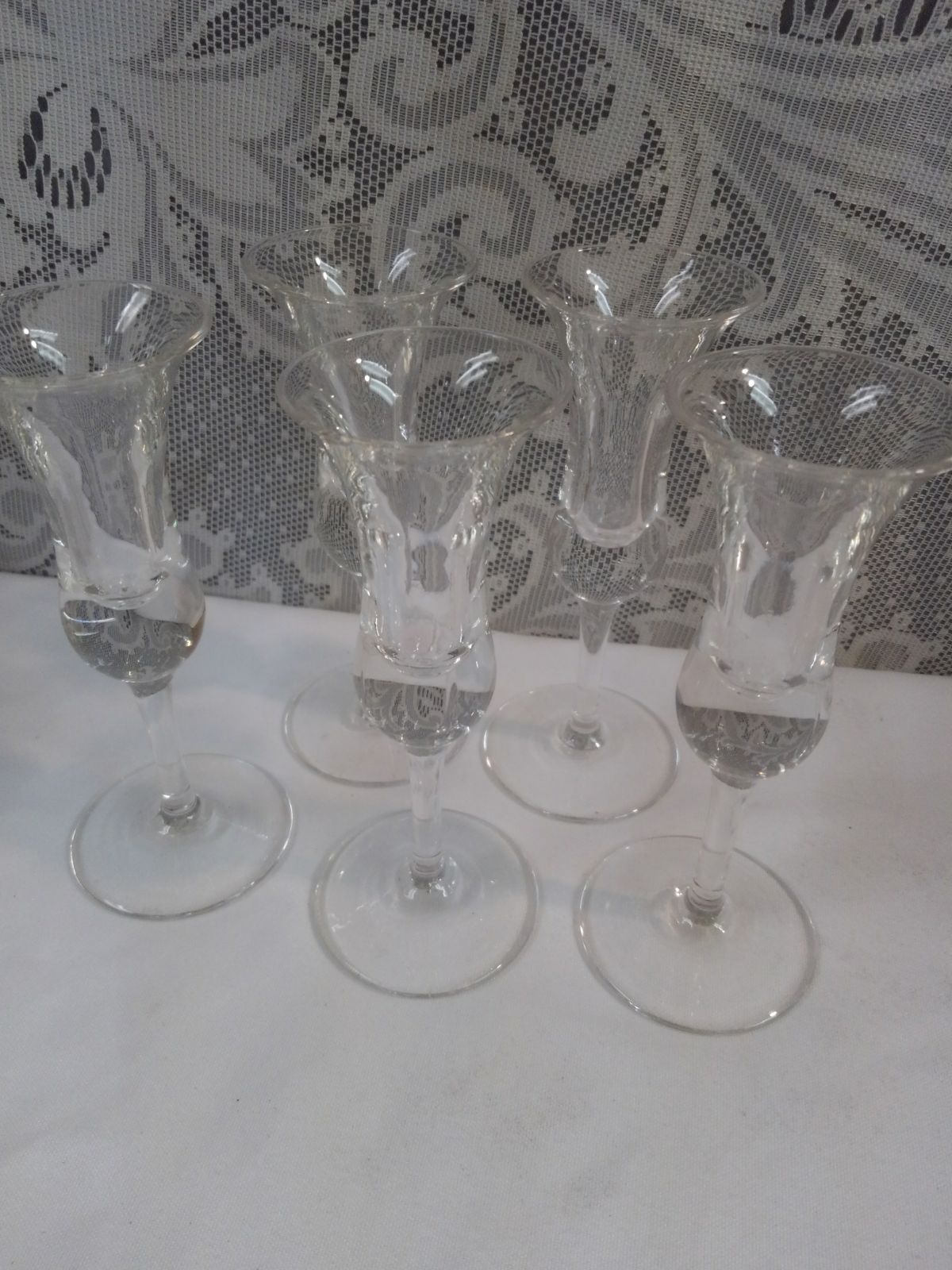 big sale Glass Crystal 40s Cordial Glasses Liquor Vintage & collectibles big sale Glass Crystal 40s Cordial Glasses Liquor Vintage & collectibles