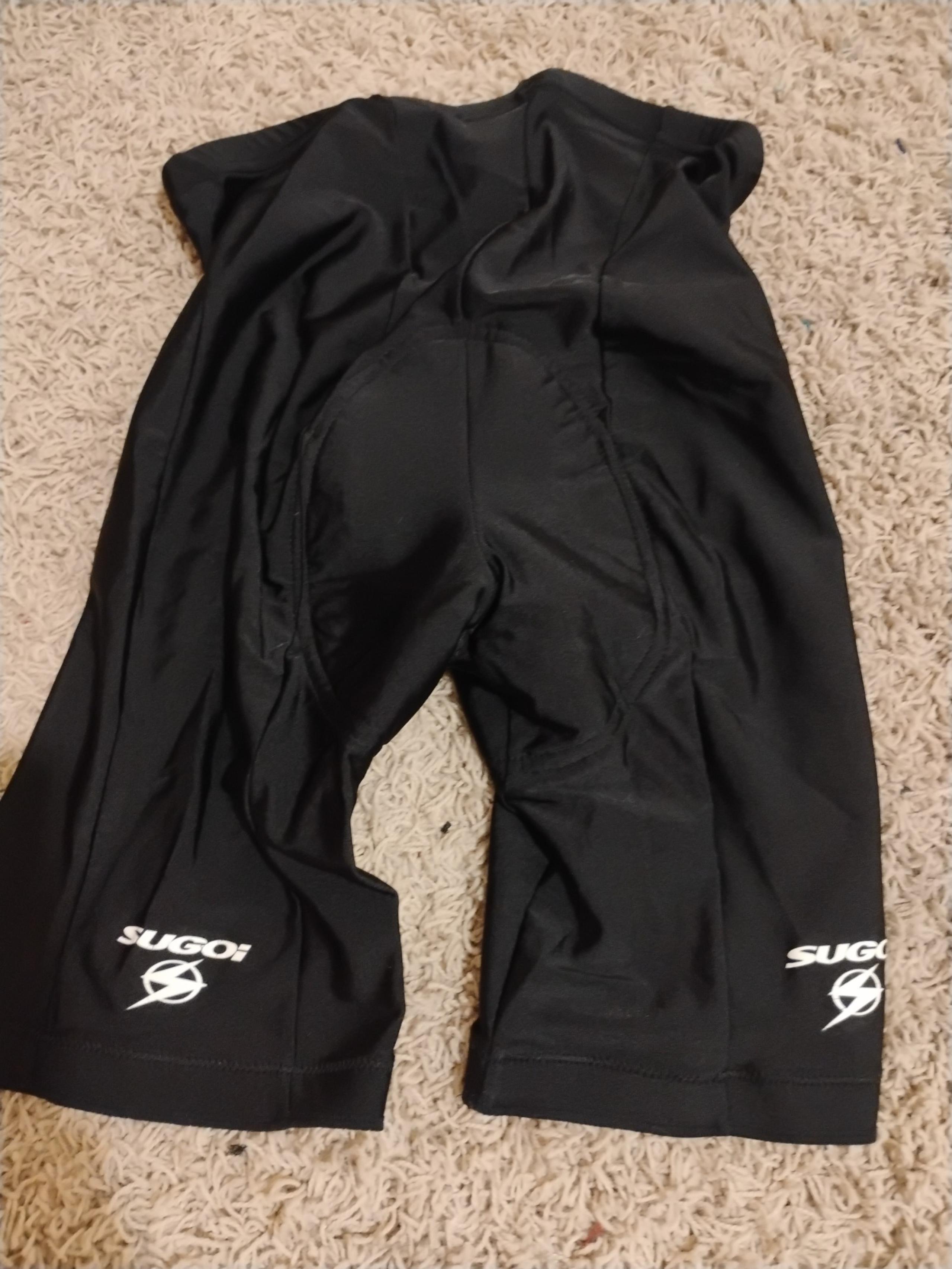 Sugoi padded shorts size extra large black
