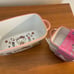 Hello Kitty Set/Lot of Loaf Pans Easter Limited Edition