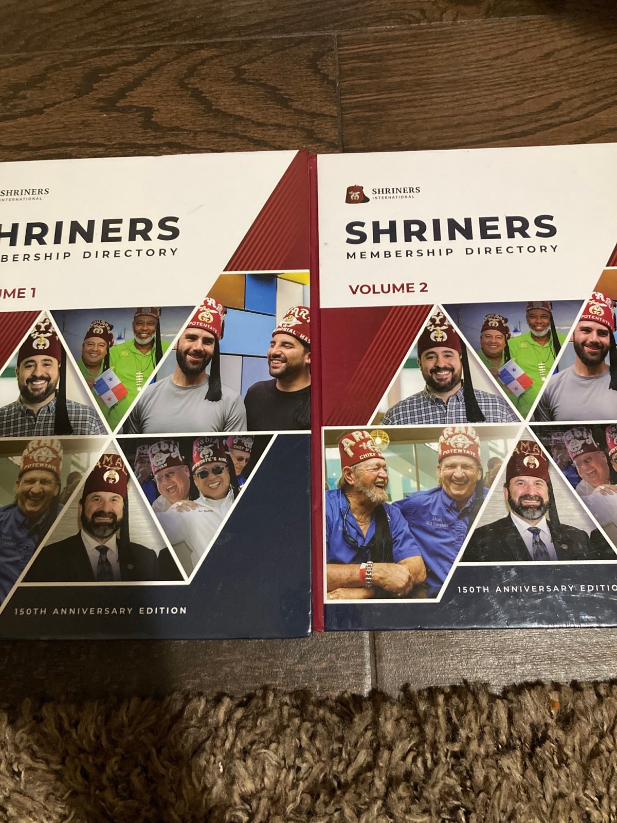 Shriners Membership Directory Volume 1 & 2 150th Anniversary Edition
