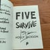 *RESERVED* Signed Waterstones Five Survive by Holly Jackson *slight damage*