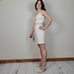Lilly Pulitzer Bentley Shift Resort White Gold Embroidered Mini Dress Womens 0