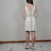 Lilly Pulitzer Bentley Shift Resort White Gold Embroidered Mini Dress Womens 0