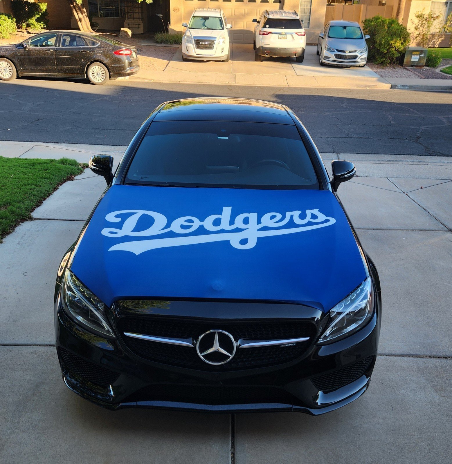 Los Angeles Dodgers Auto Hood Cover | Sports Flags | Hood Flags | 150x120cm