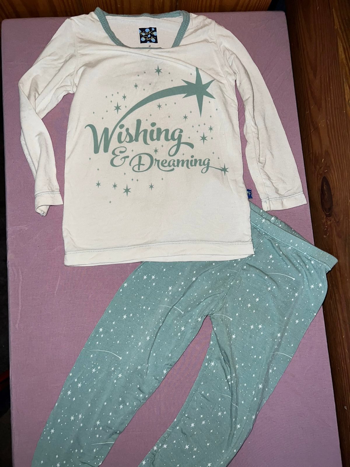 2T Kickee pants 2 piece pj set