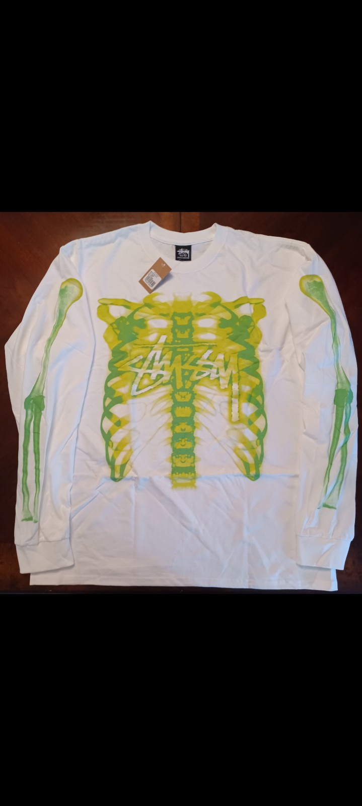 Stussy Rib Cage Reflective LS XL