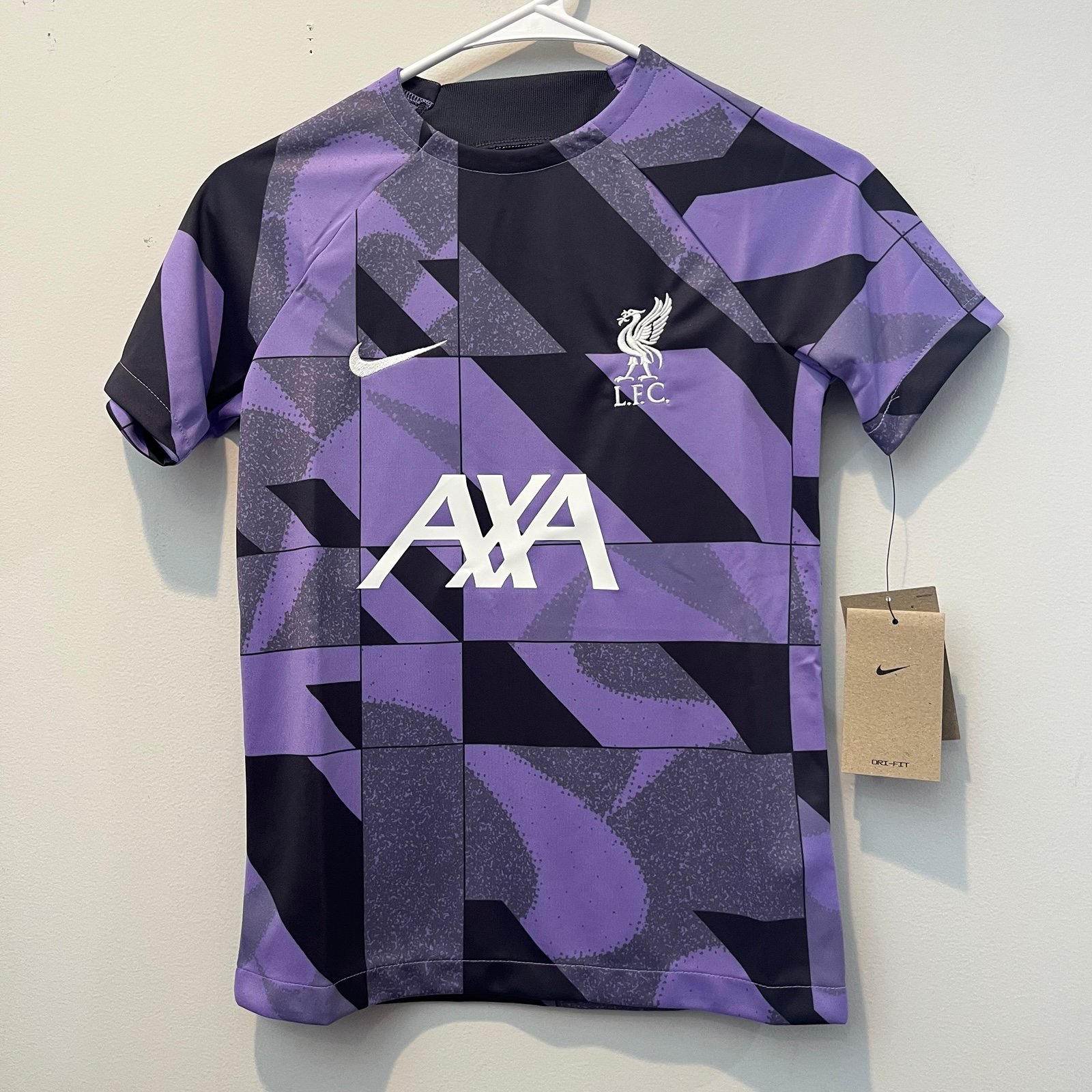 Nike Liverpool FC 23/24 Purple Soccer Jersey DZ1354-554 Big Kids Sz: Medium