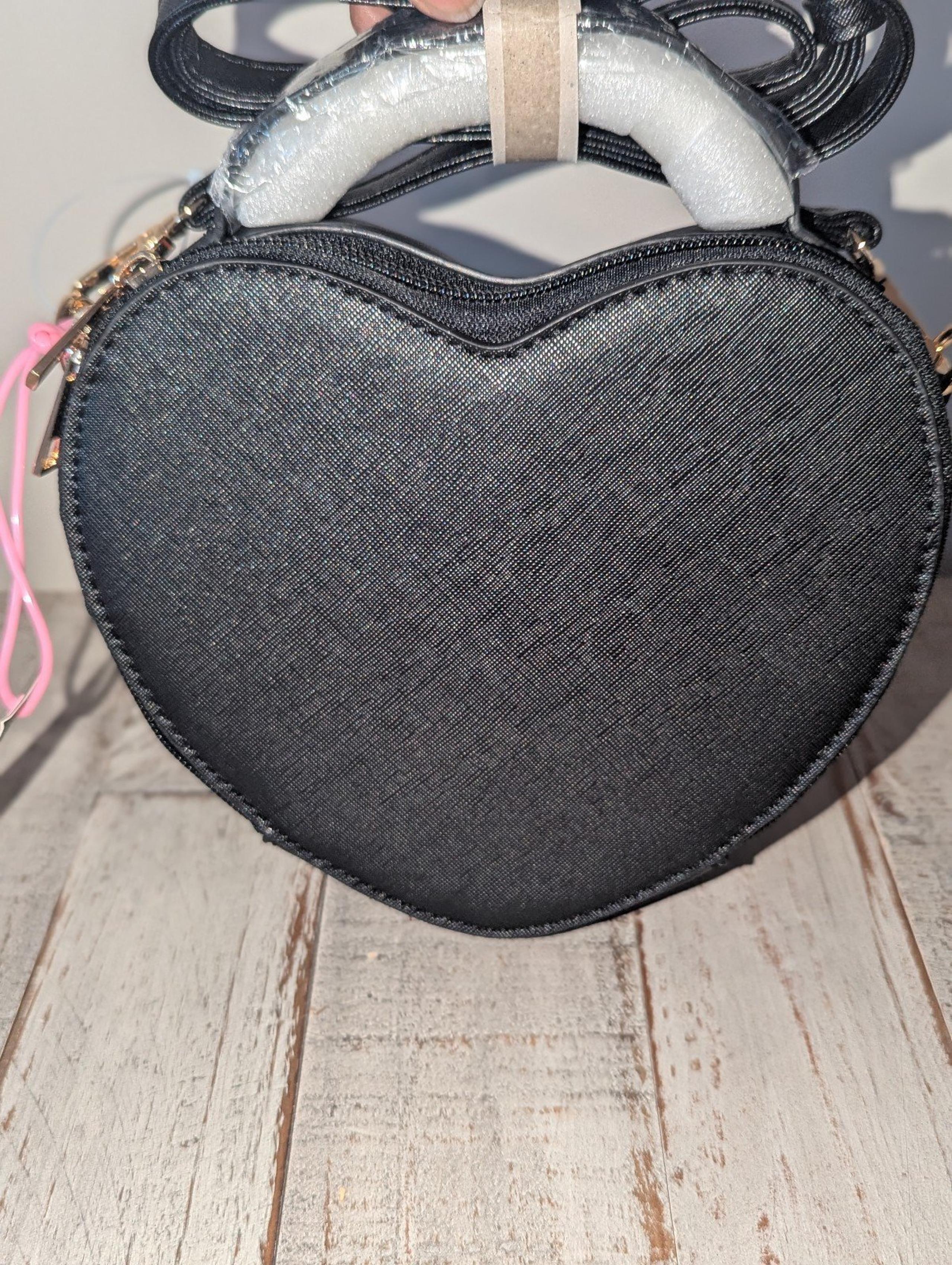 "Like Dreams" Black Heart Breaker Crossbody Bag
