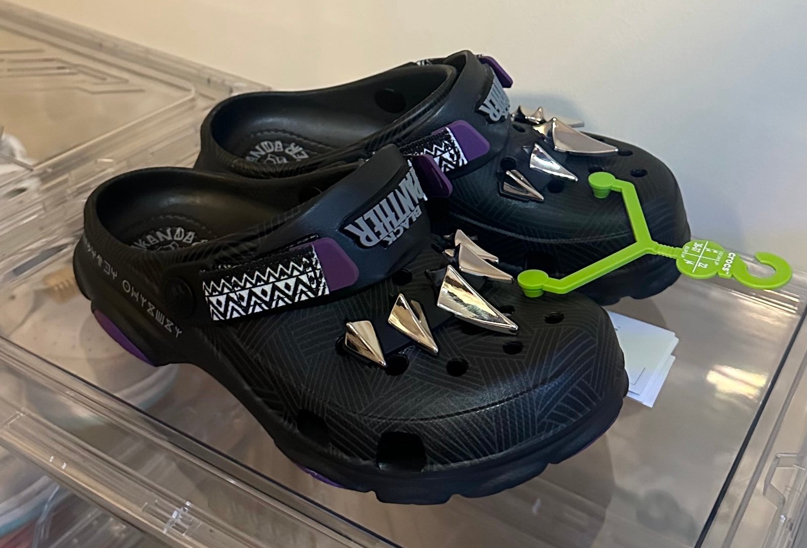 Crocs Black Panther Shoes for Boys Sizes 4 Mercari