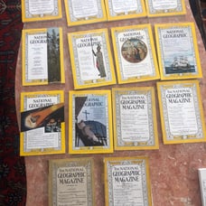 Lots of 14 vintage the National Geograph