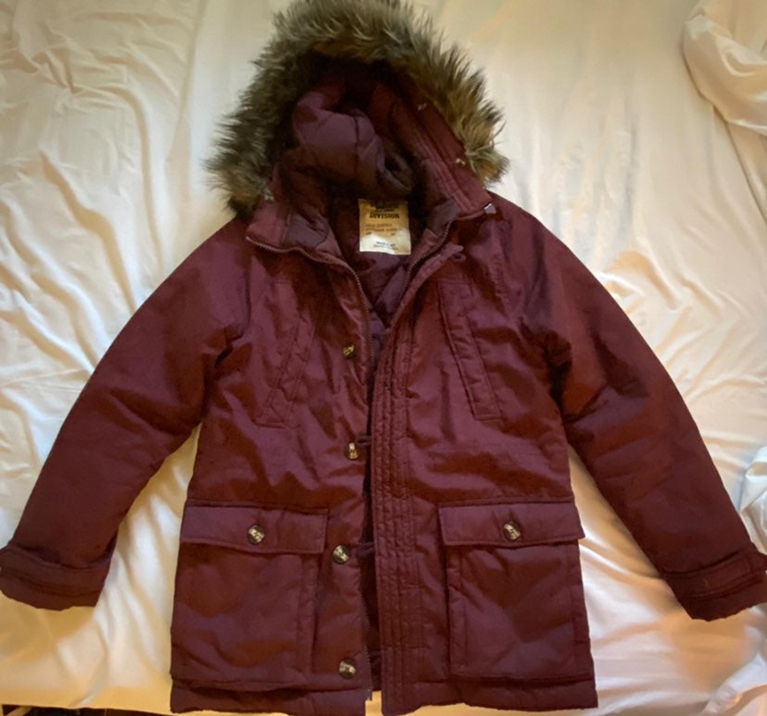H&M Divided Womens Parka Coat Small
