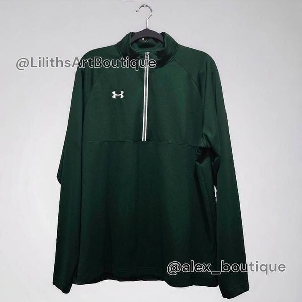 Under Armour Tech Zip-Up Sweatshirt(I014)-Size L for Men