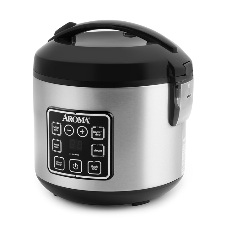 8-Cup (Cooked) Rice & Grain Cooker, Steamer-zxc7