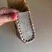 RARE Laurence Heller Sequin Cotton Straw Clutch