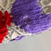 RARE Laurence Heller Sequin Cotton Straw Clutch