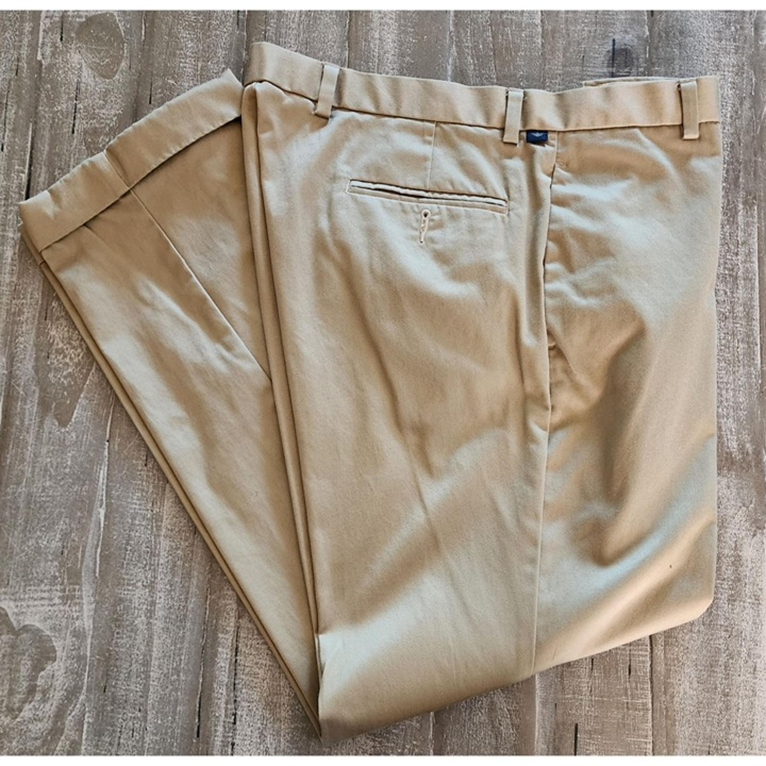 Dockers Khaki San Francisco Mens Dress  Pants W36 L32 100% Cotton Beige