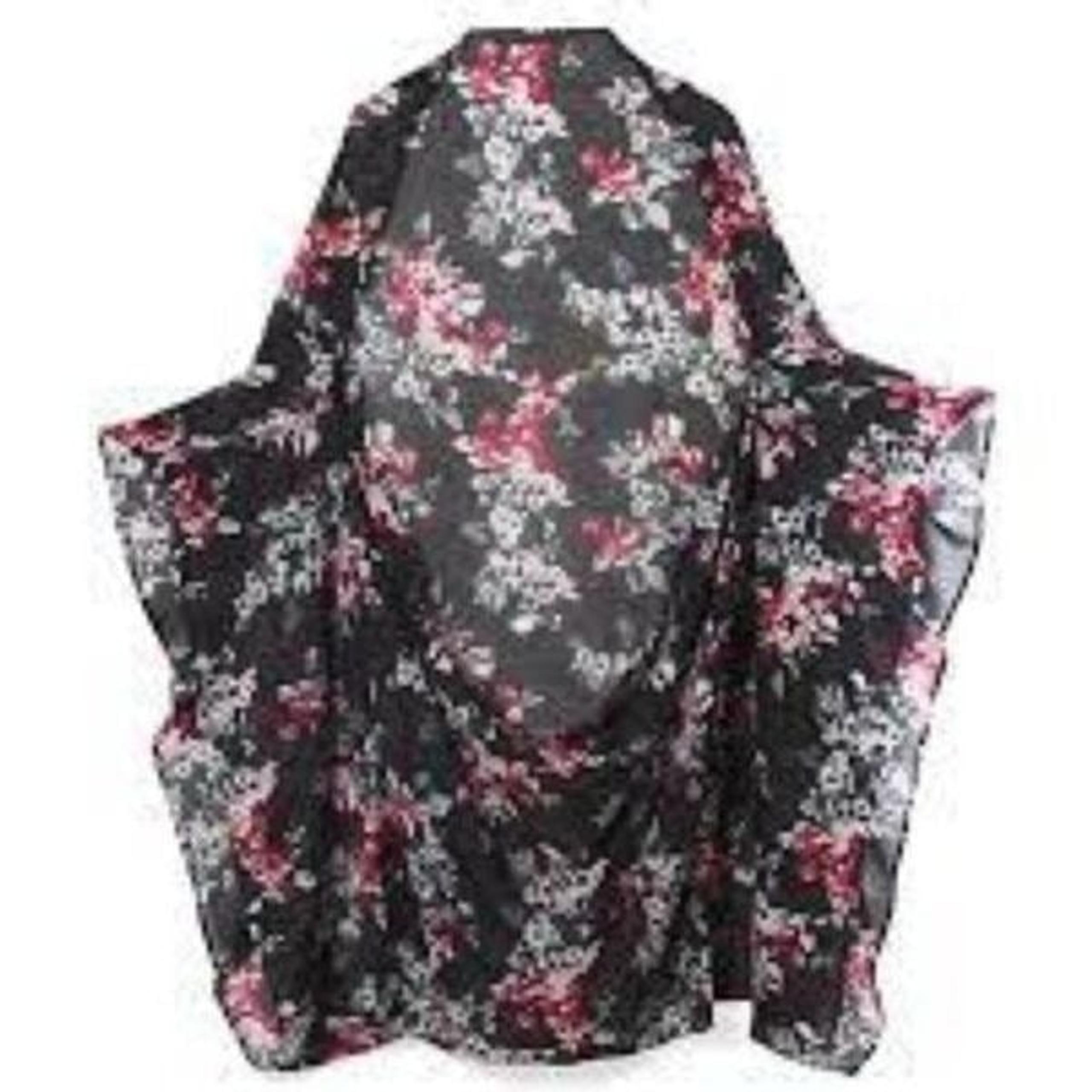White House Black Market Kimono Scarf Cover Up New