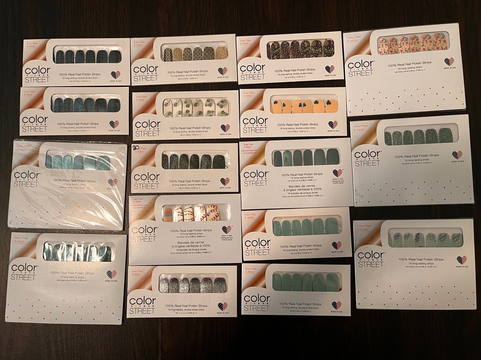 Color Street 17 Green sets