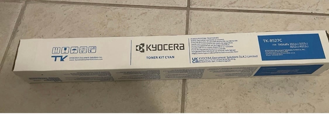 Genuine Kyocera TK-8557C Cyan Toner Cartridge NEW SEALED BOX