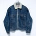 Levi's denim jacket with boar lining made in the USA in the 80s and 90s.