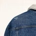 Levi's denim jacket with boar lining made in the USA in the 80s and 90s.