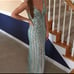 seafoam/blue prom dress
