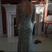 seafoam/blue prom dress
