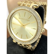 Michael Kors Women's Watch MK3191 Darci Gemmed Quartz 39mm Gold Stainless Steel