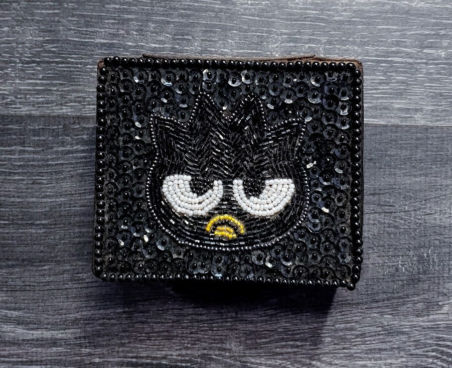 Rare vintage Y2k sequin badtz maru jewelry box