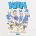 Kith x Disney Donald Duck Family Vintage Tee