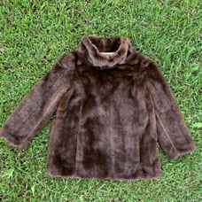 Banana Republic Faux Fur Turtleneck | Womens | Brown