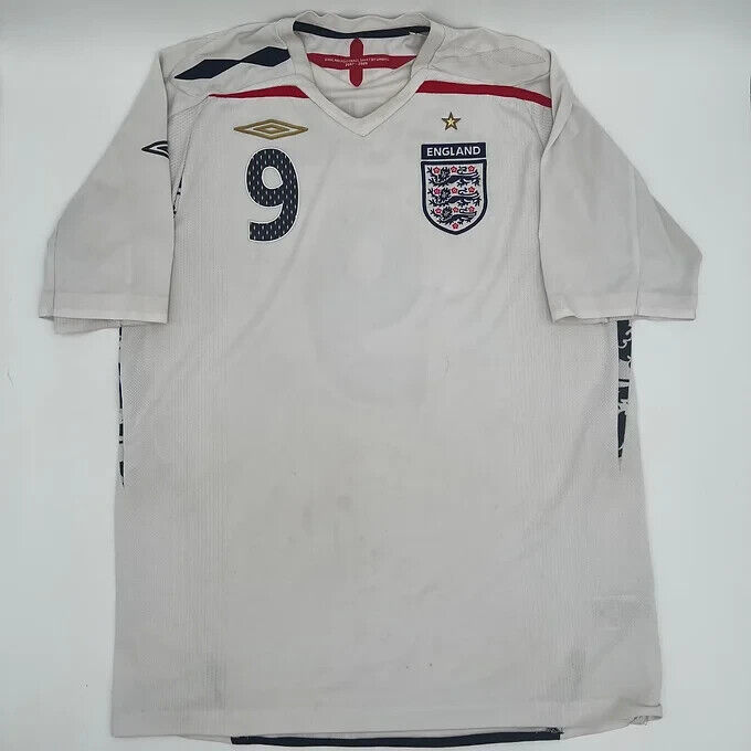 Rooney #9 England 2007/2008/2009 ORIGINAL Umbro Vintage
