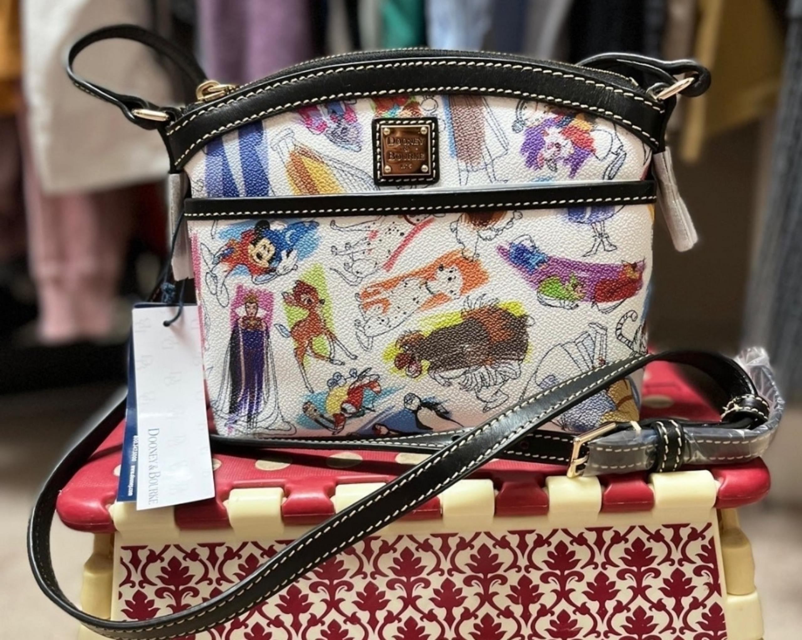 Dooney and Bourke Ink and Paint Disney Crossbody Bag