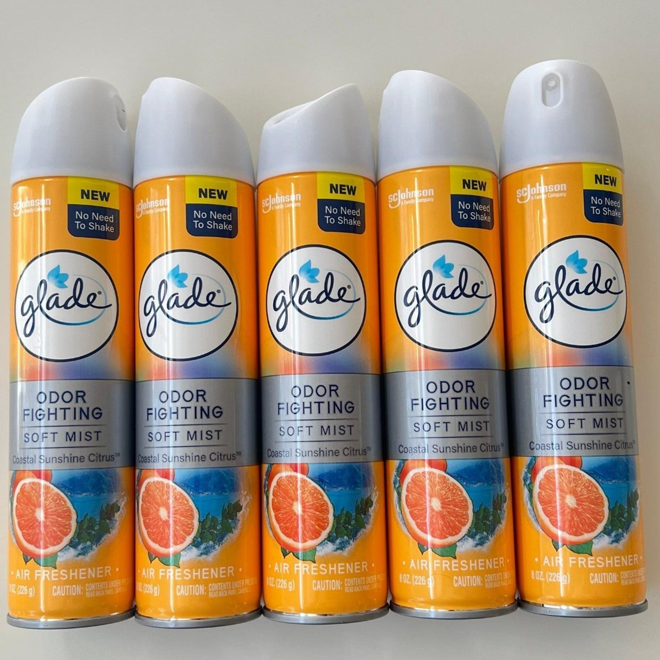 Glade Soft Mist Air Freshener Room Spray, Coastal Sunshine Citrus, 8.3 oz - 5x