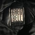 Vintage Greg Bell Full Length Black Leather Woman's trench with Fox Fur Collar