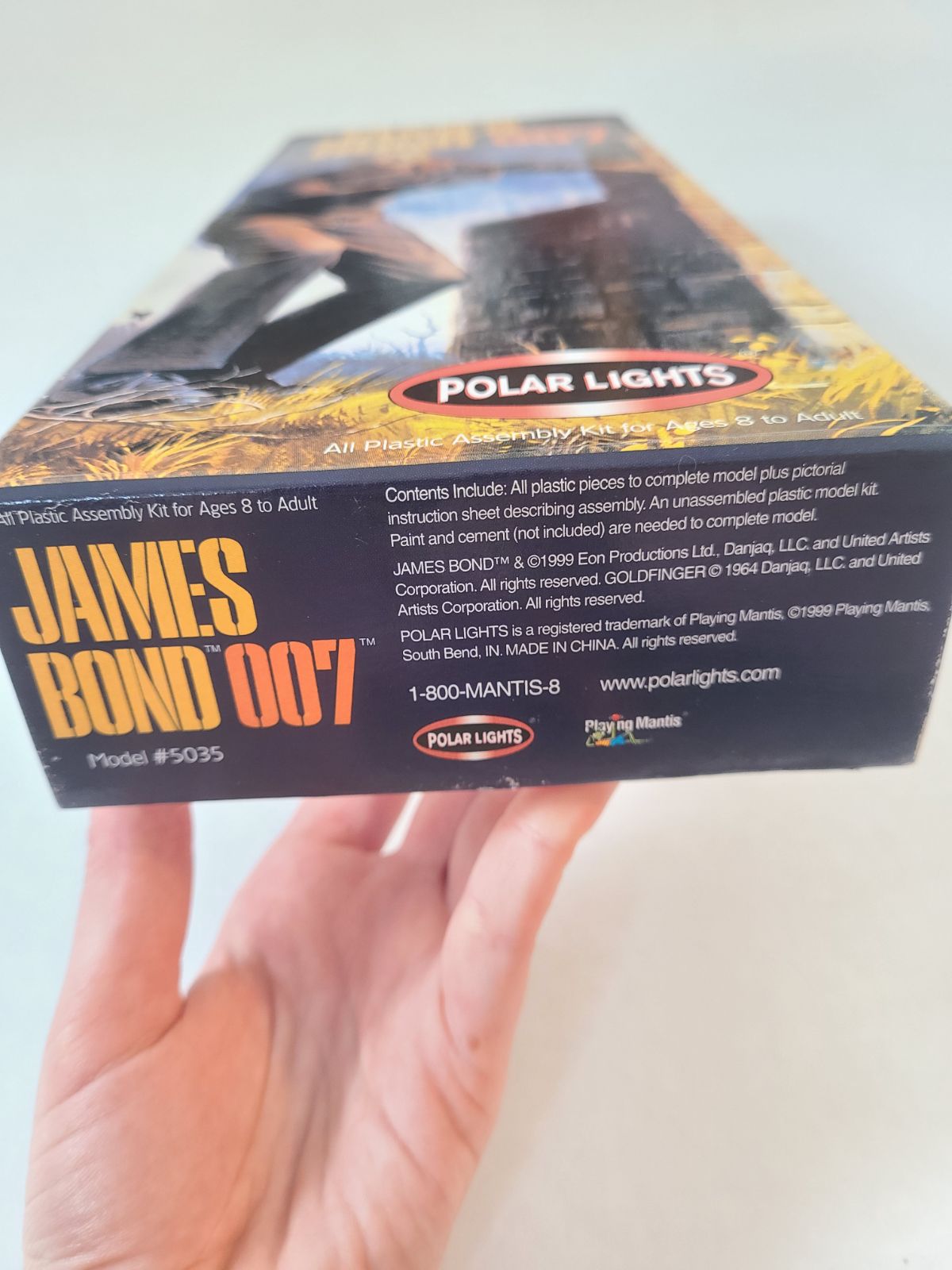 James bond 007 paintable figurine 1999 m