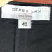 Derek Lam Jayda Mini Dress Black Brown Faux Leather Long Sleeve Sz 40 / 4 US