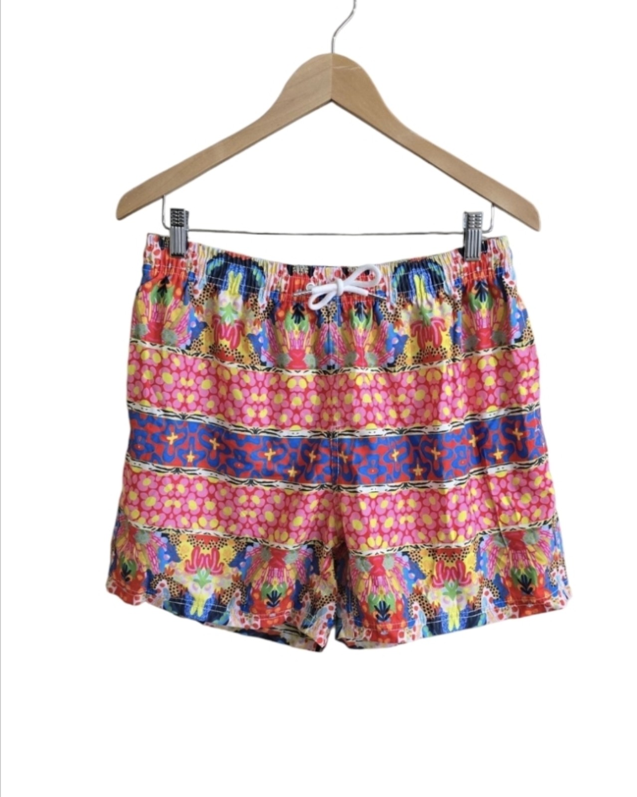 Antica Sartoria By Giacomo Cinque Men's Colorful Swim Trunks. Size XXL