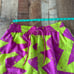 Vintage Jordan Men's Size L Neon Retro Zigzag Swim Shorts