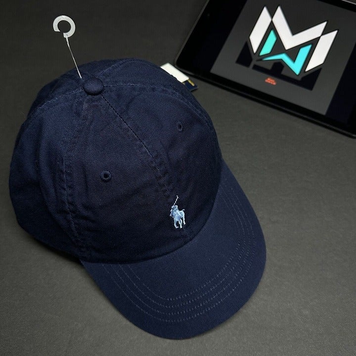 Factory Polo Ralph Lauren Classic Adjustable Hat/Cap Navy Pony Logo