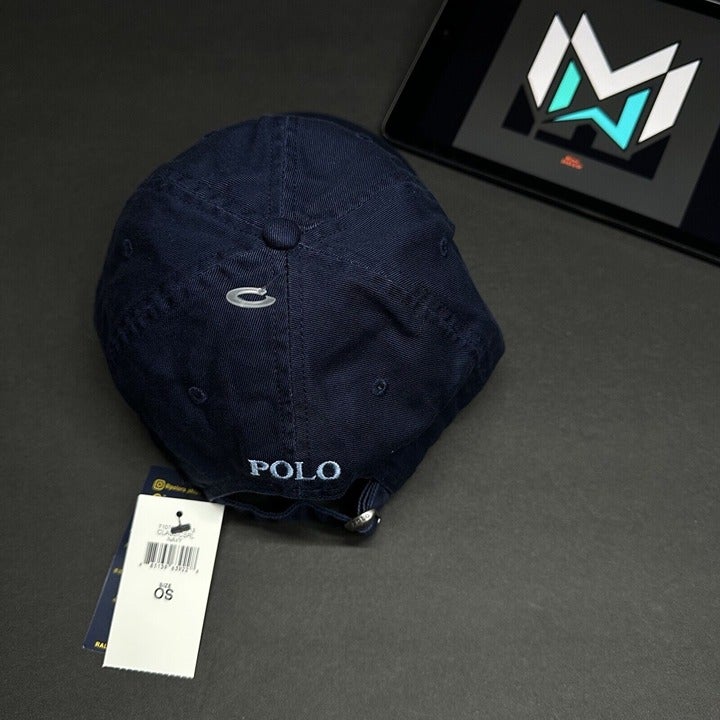Factory Polo Ralph Lauren Classic Adjustable Hat/Cap Navy Pony Logo