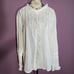 Faherty Willa organic cotton long-sleeved boho tunic blouse top shirt