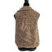 MYSTREE Fuzzy Brown Boho Vest Size Small
