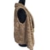 MYSTREE Fuzzy Brown Boho Vest Size Small
