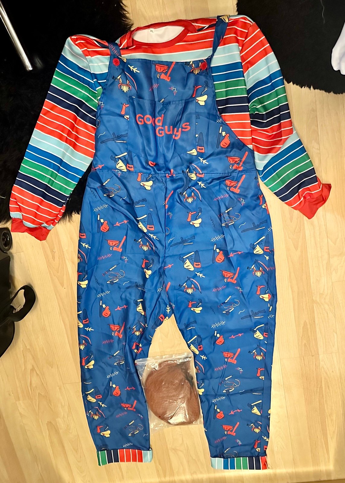 Child's Play Adult Seed Of Chucky Costume Officially Licensed For Sale! NEW!