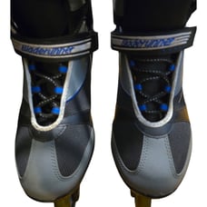 Blade Runner Advantage Pro Rollerblade In Line Skates Size 12 Black Gray Great